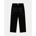 Black Baggy Jeans Men Wide Leg Streetwear Y2K-Tithesource-Black-S-