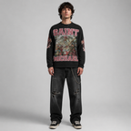 Saint Michael Longsleeve T-Shirt | Oversized Streetwear-Tithesource-