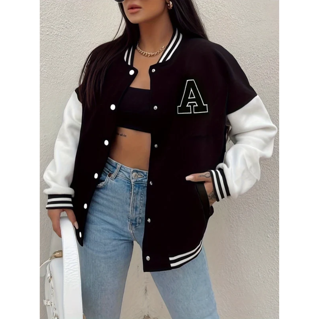 Bomber Jacket For Women - Varsity Jacket