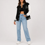 Bomber Jacket For Women - Varsity Jacket