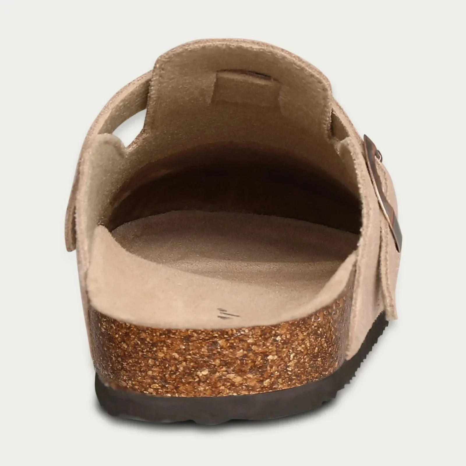Boston Suede Clogs - Ergonomic Cork Footbed Platform Clogs-Tithesource-