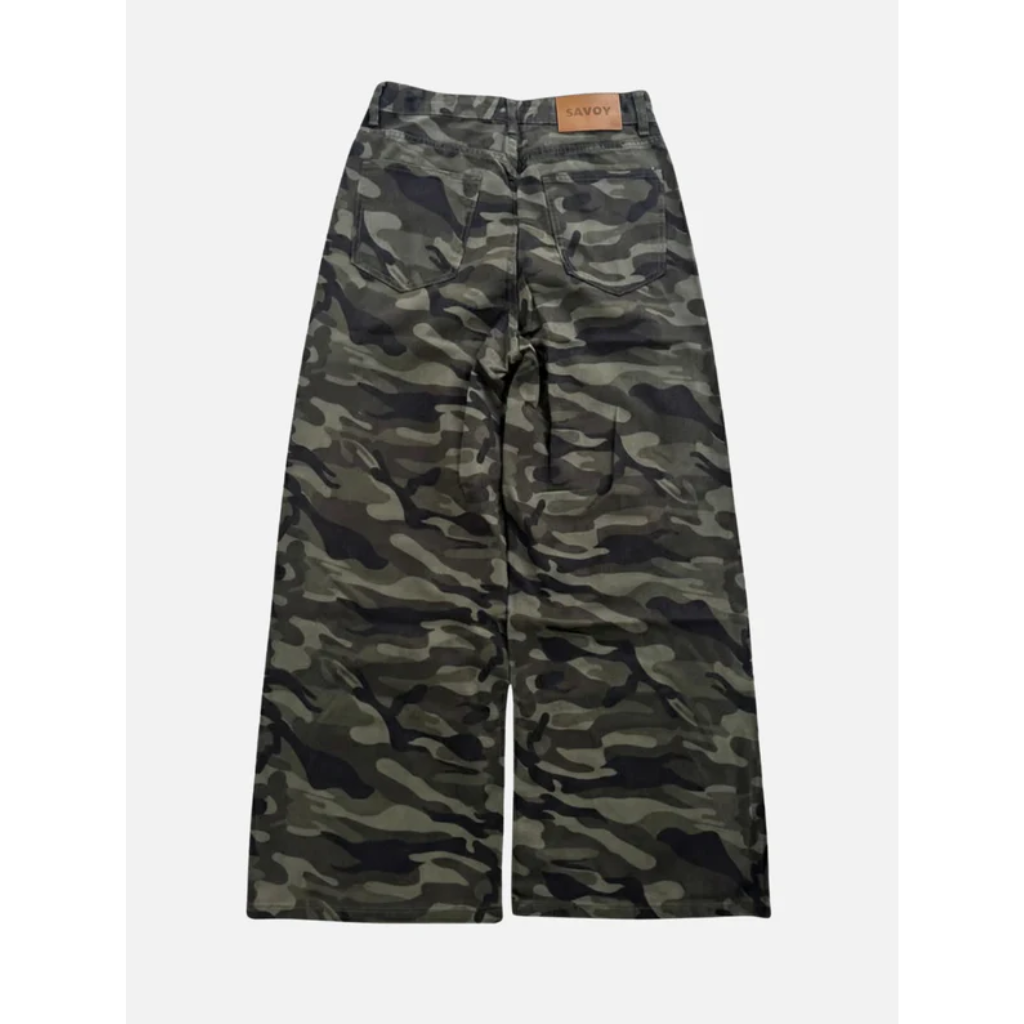 Camouflage Pants Baggy - Y2K Camo Streetwear-Tithesource-