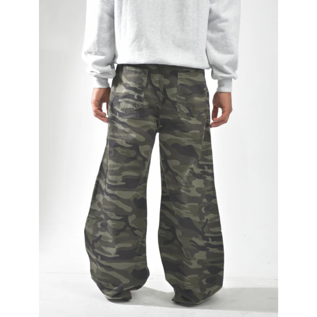 Camouflage Pants Baggy - Y2K Camo Streetwear-Tithesource-