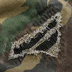Cargo Pants Camo Baggy Wide Leg Ripped Camouflage Streetwear