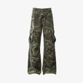 Cargo Pants Camo Baggy Wide Leg Ripped Camouflage Streetwear