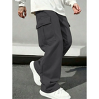 Cargo Pants Men Baggy Wide Leg Skate Streetwear