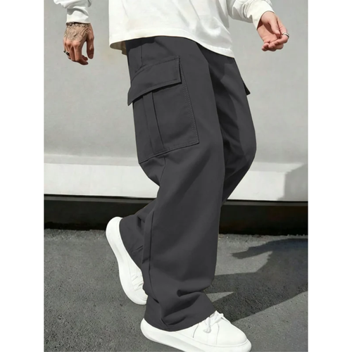 Cargo Pants Men Baggy Wide Leg Skate Streetwear
