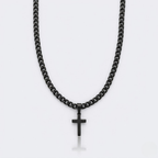 Casual Cross Pendant Necklace | Waterproof Stainless Steel