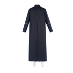 Classic Clergy Robe Cassock with Contrast Trim & Medieval Elegance