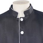Classic Clergy Robe Cassock with Contrast Trim & Medieval Elegance