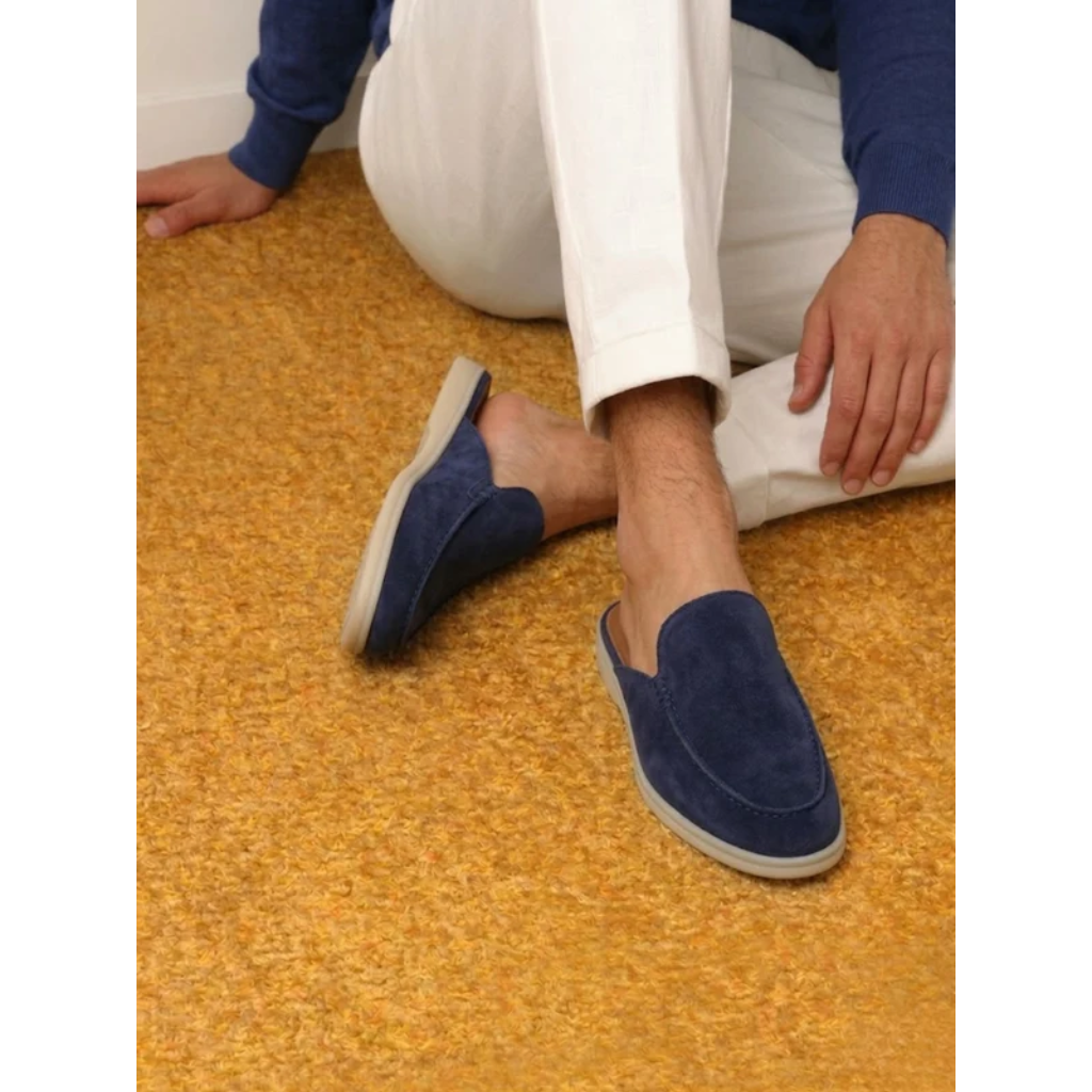 Clogs Mules for Men Slip On Open Heel Backless Loafer