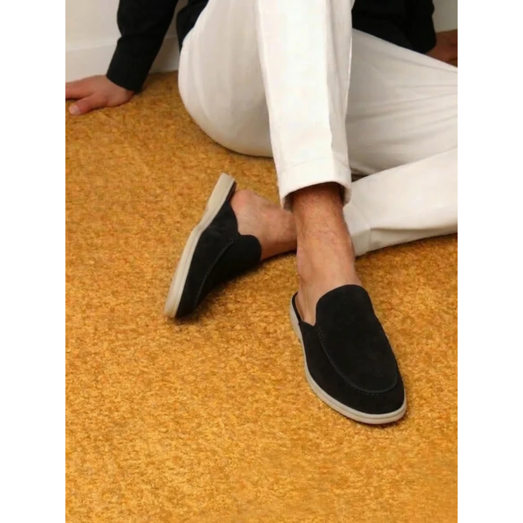 Clogs Mules for Men Slip On Open Heel Backless Loafer
