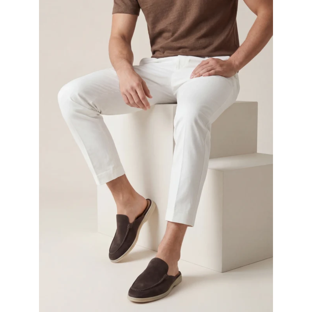Clogs Mules for Men Slip On Open Heel Backless Loafer