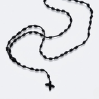 Crafted Knotted Rosary with Cross Charm