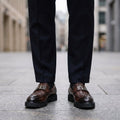 Croc Texture Loafers for Men