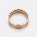 Cross Band Ring Stainless Steel | Couples Ring Women Men-Tithesource-