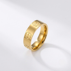 Cross Band Ring Stainless Steel | Couples Ring Women Men-Tithesource-