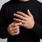 Cross Band Ring Stainless Steel | Couples Ring Women Men-Tithesource-