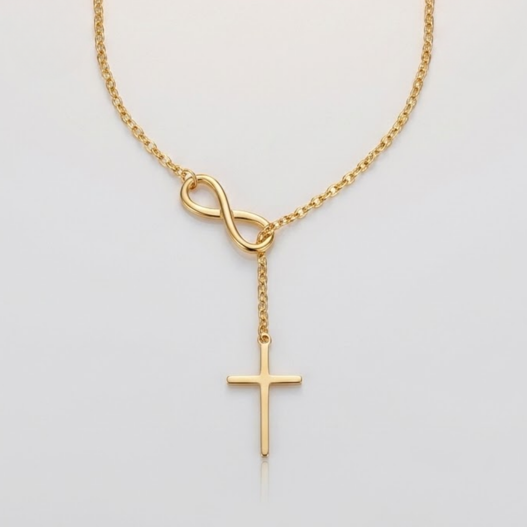 Cross Pendant Necklace for Women | Minimalist Choker Clavicle Chain
