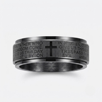 Cross Prayer Ring | Anxiety Ring Stainless Steel-Tithesource-