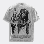 Crusader Cross T-Shirt Grey | Christian Streetwear-Tithesource-