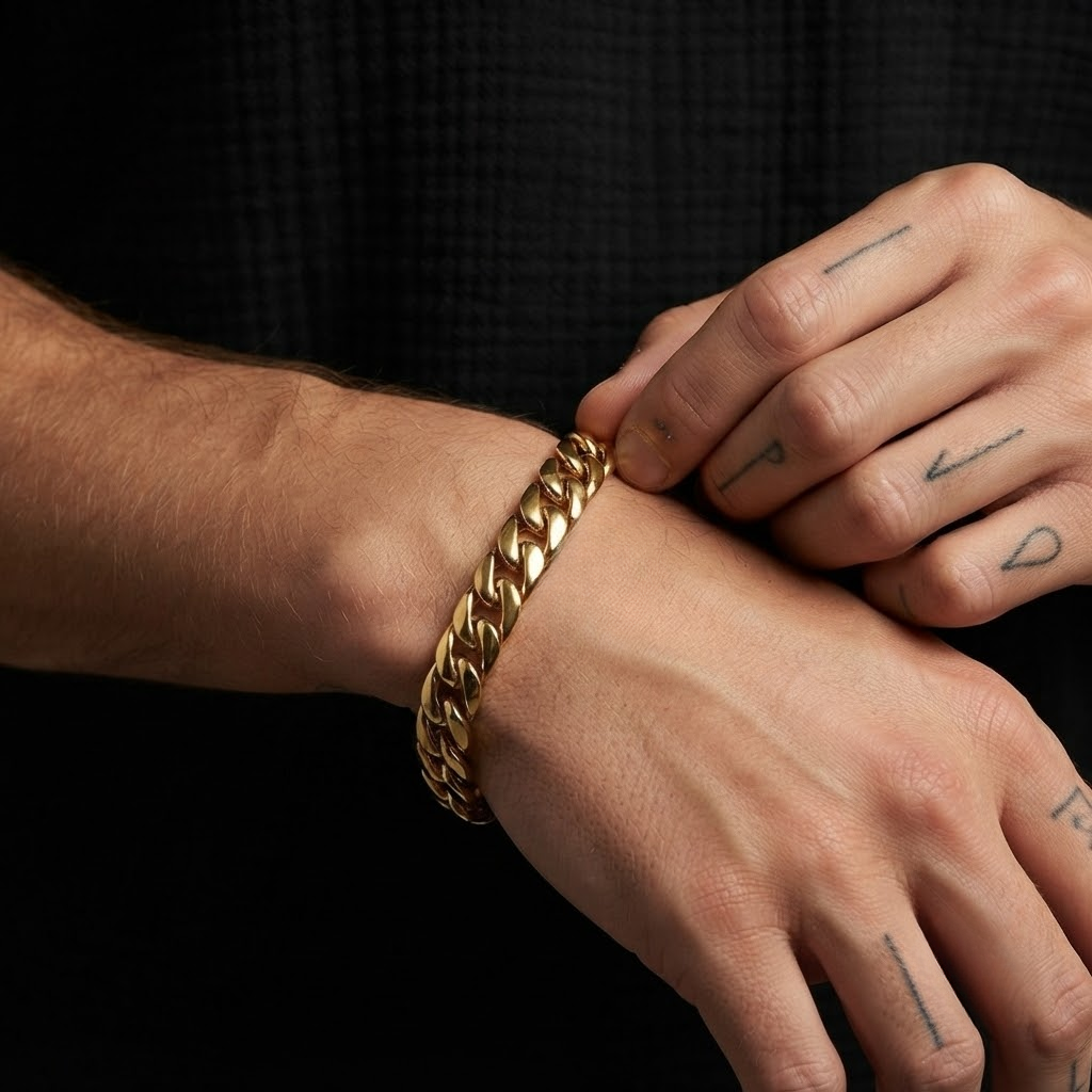 Cuban Link Bracelet Stainless Steel Miami