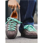 Derby Shoes Men Leather Lace Up Chunky Soles