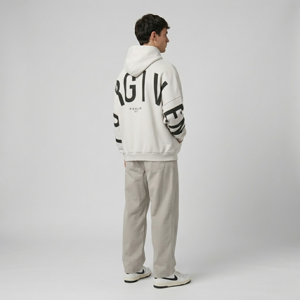 Essential Psalms Unisex Oversized Pullover Hoodie Streetwear