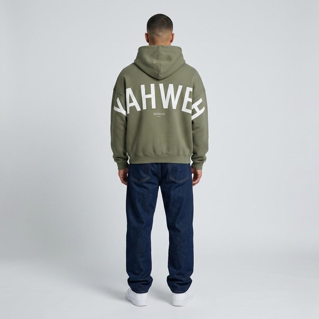 Essential Psalms Unisex Oversized Pullover Hoodie Streetwear
