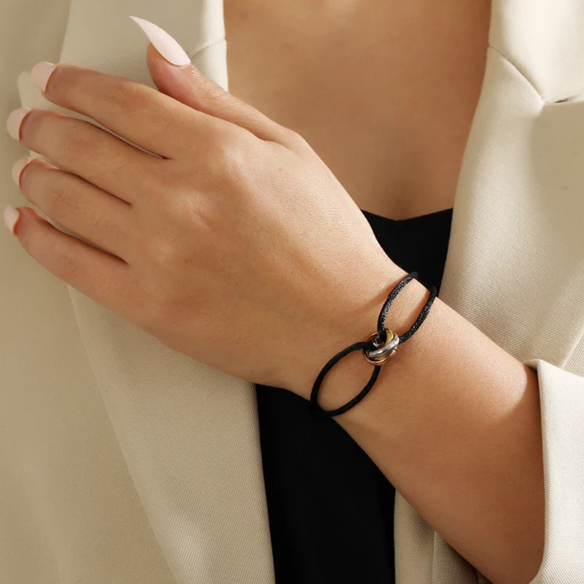 Eternal Trinity Rope Bracelet - Friendship Promise Bracelet