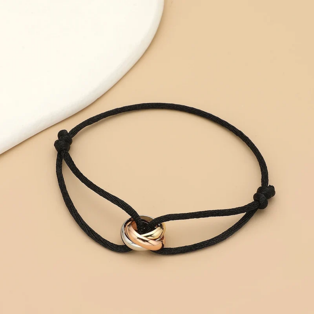 Eternal Trinity Rope Bracelet - Friendship Promise Bracelet