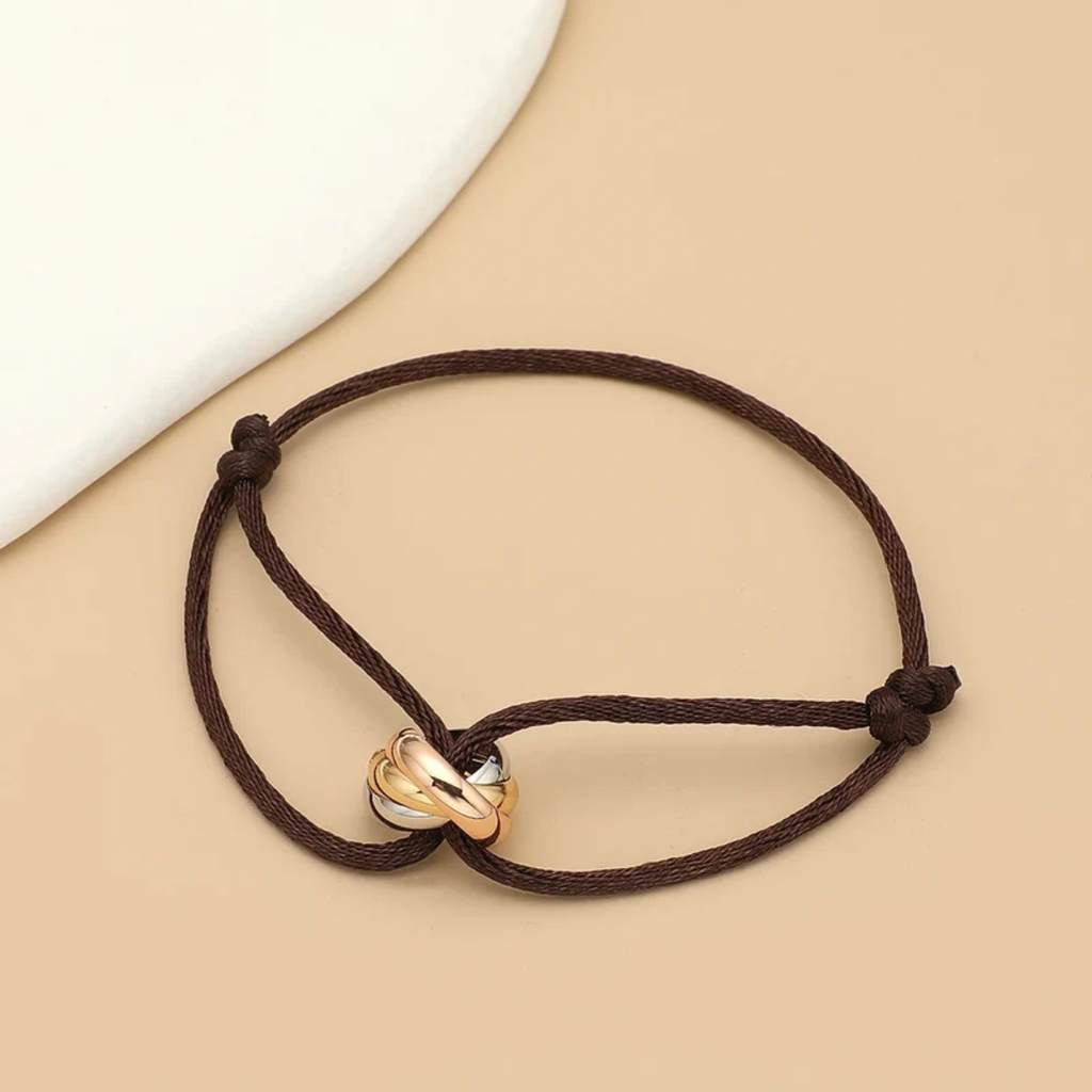 Eternal Trinity Rope Bracelet - Friendship Promise Bracelet