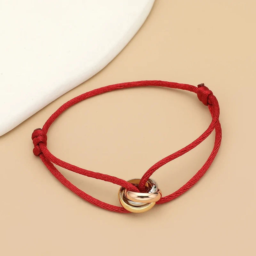 Eternal Trinity Rope Bracelet - Friendship Promise Bracelet