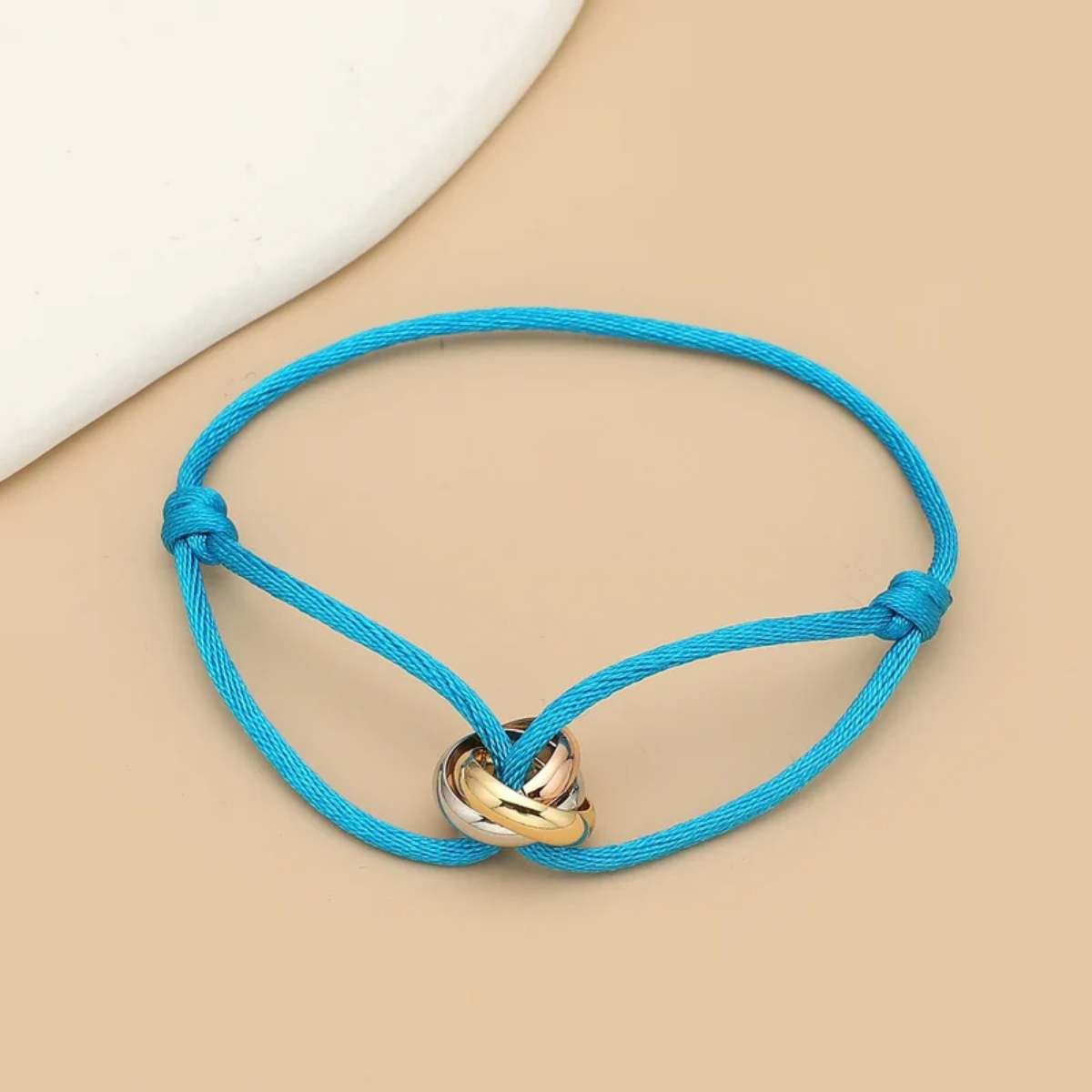 Eternal Trinity Rope Bracelet - Friendship Promise Bracelet