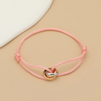 Eternal Trinity Rope Bracelet - Friendship Promise Bracelet