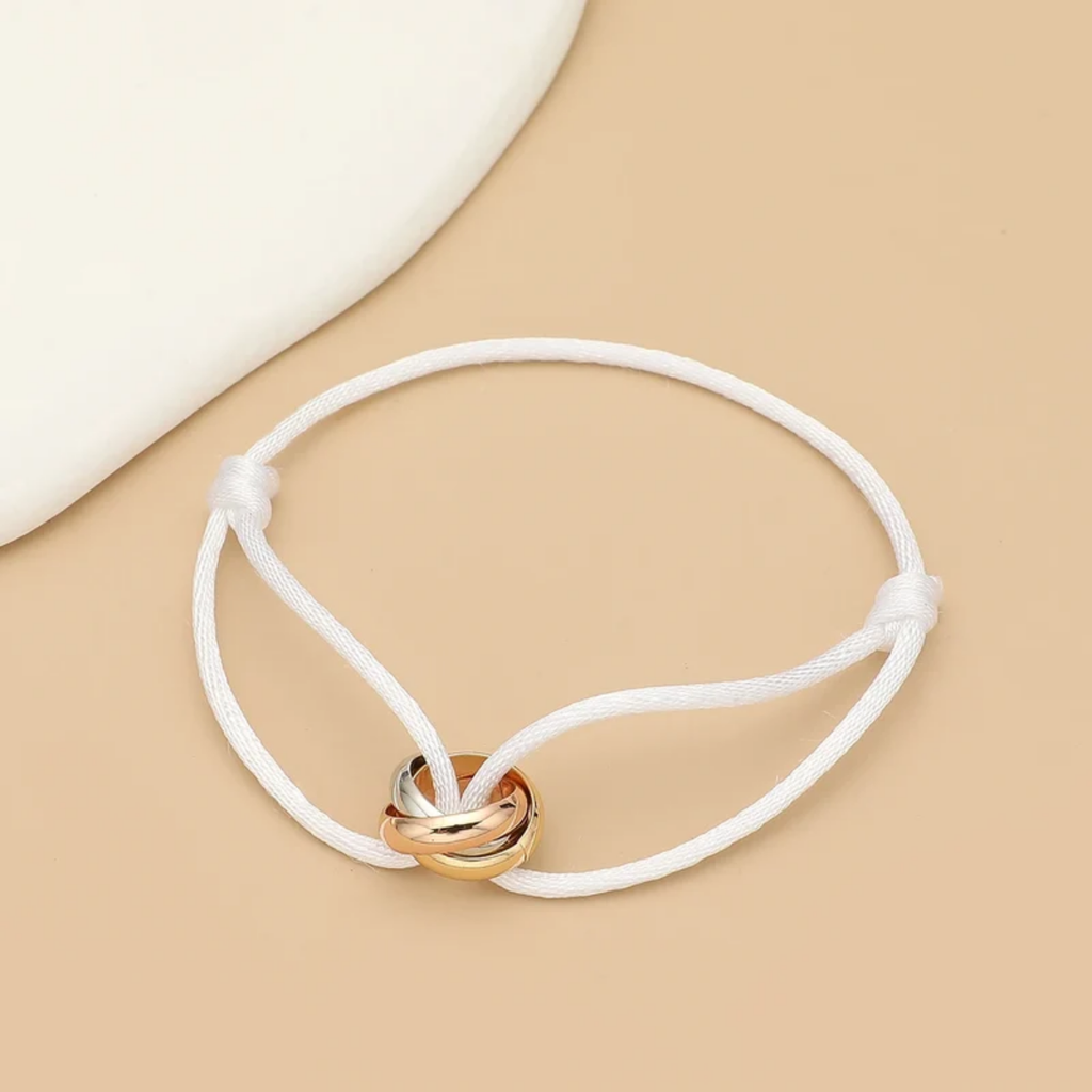 Eternal Trinity Rope Bracelet - Friendship Promise Bracelet