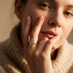 Faith Cross Adjustable Ring | Christian Jewelry