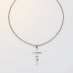Faith Cross Pendant Chain Necklace