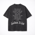 Faith Over Fear Bible Verse Vintage Washed T-Shirt | Y2K Oversized