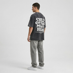 Faith Over Fear Bible Verse Vintage Washed T-Shirt | Y2K Oversized
