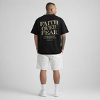 Faith Over Fear Christian T-Shirt Black | Psalm 118:6