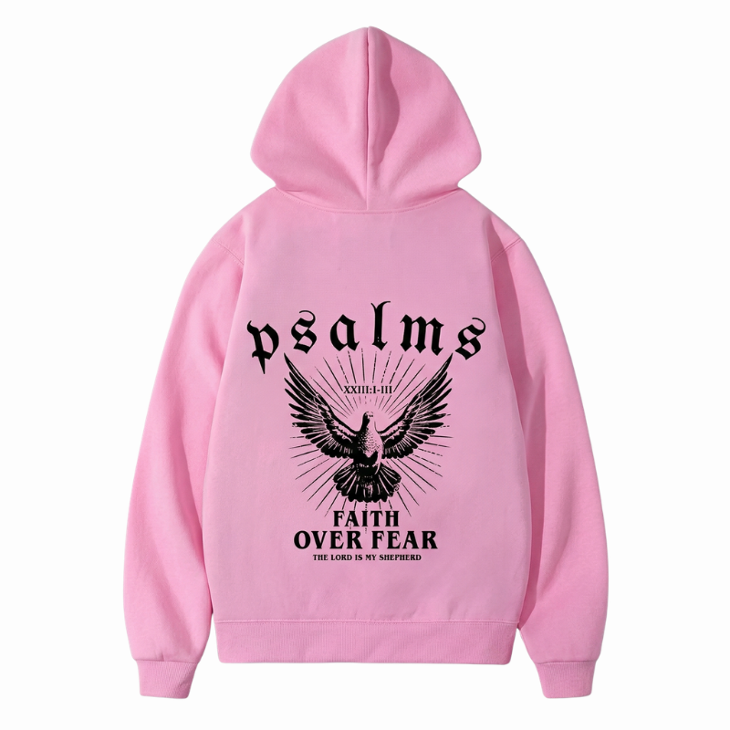 Faith Over Fear Psalms Unisex Hoodie | Y2K Streetwear