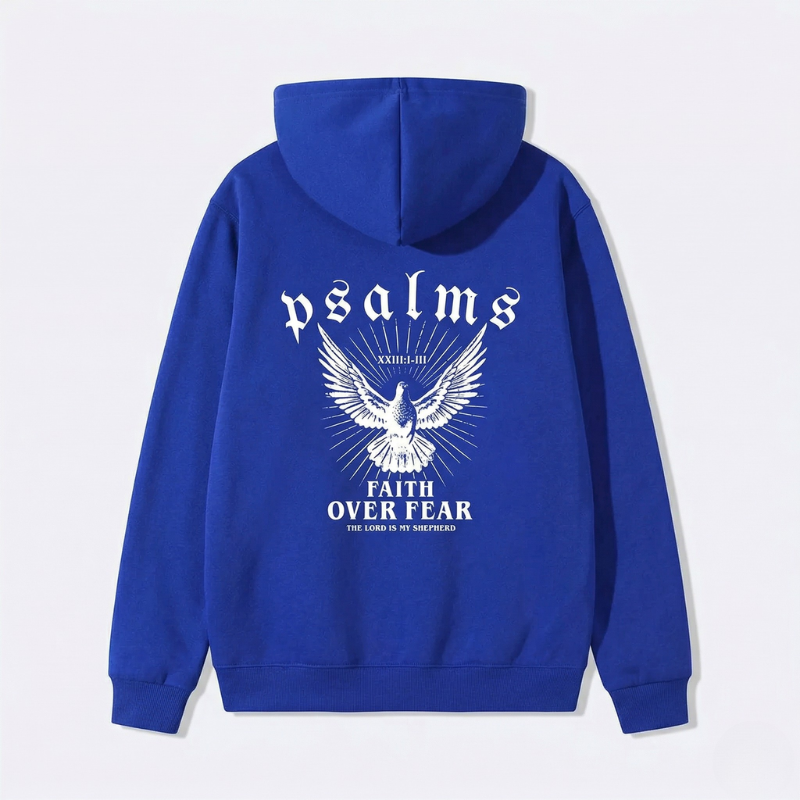 Faith Over Fear Psalms Unisex Hoodie | Y2K Streetwear