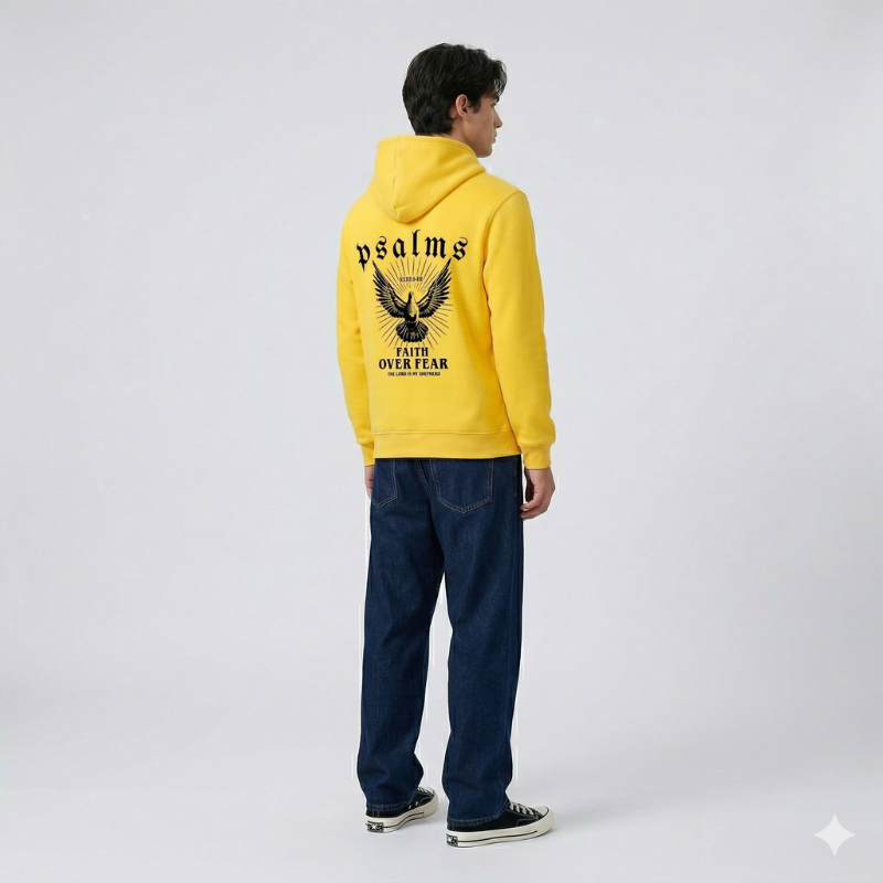 Faith Over Fear Psalms Unisex Hoodie | Y2K Streetwear