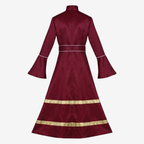 Flared Sleeves Cassock with Cross Motifs & Ritual Aesthetic-Tithesource-