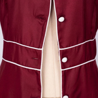 Flared Sleeves Cassock with Cross Motifs & Ritual Aesthetic-Tithesource-