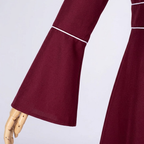 Flared Sleeves Cassock with Cross Motifs & Ritual Aesthetic-Tithesource-