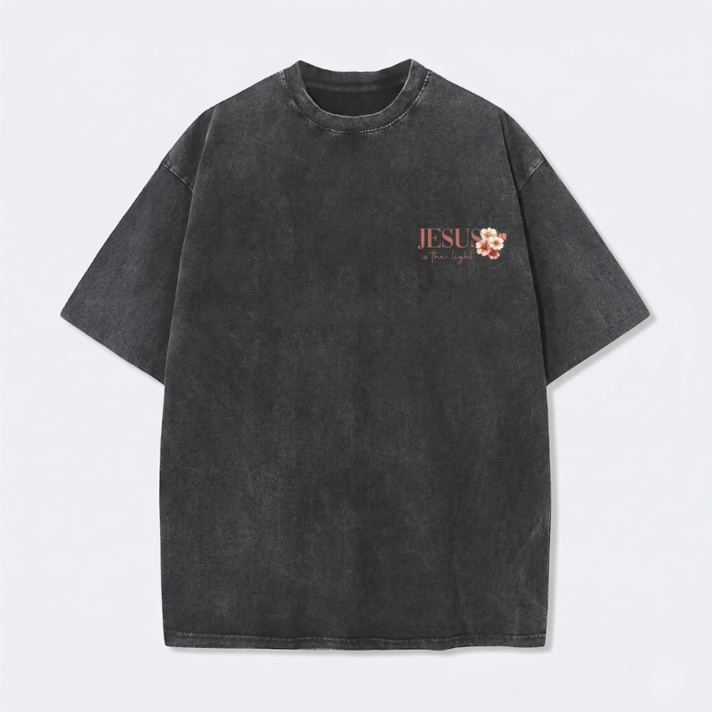 Fruit of The Spirit Christian Jesus Vintage Washed T-Shirt | Retro Streetwear