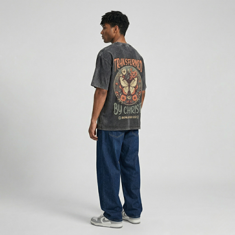 Fruit of The Spirit Christian Jesus Vintage Washed T-Shirt | Retro Streetwear