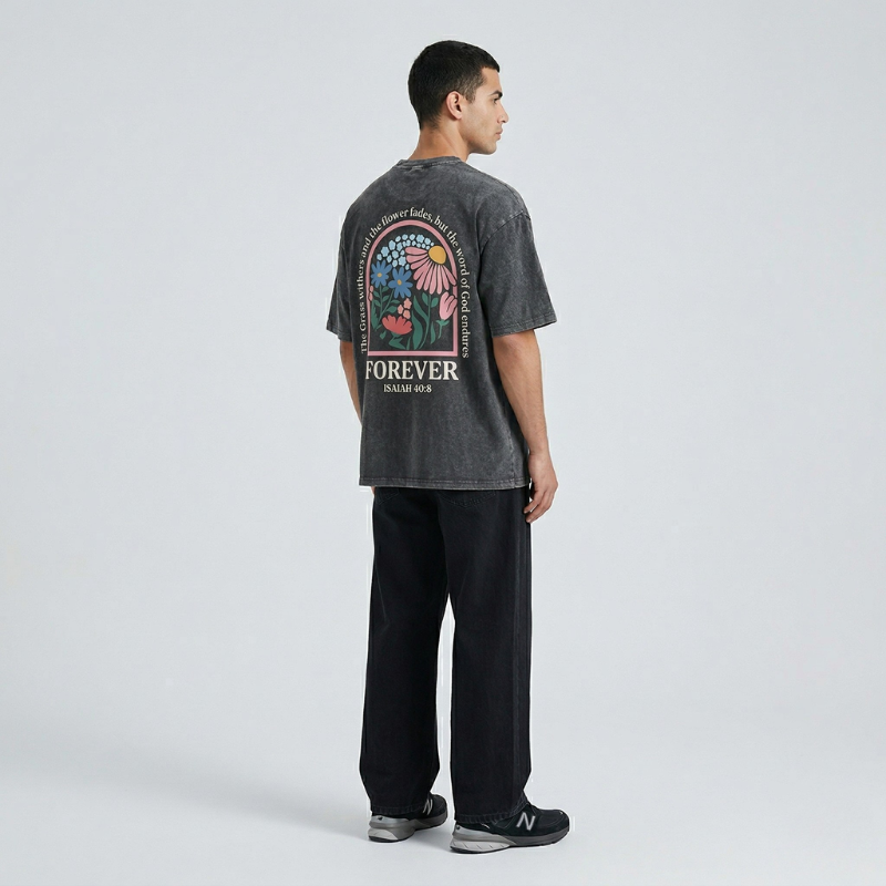 Fruit of The Spirit Christian Jesus Vintage Washed T-Shirt | Retro Streetwear